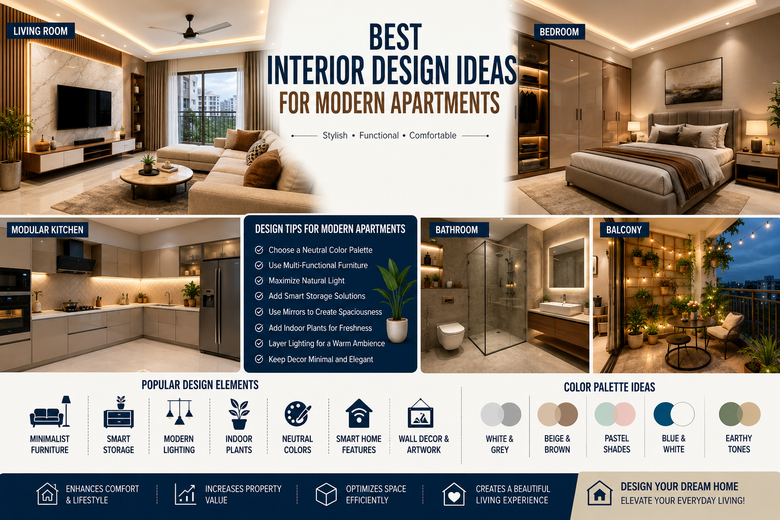Best Interior Design Ideas for Modern Apartments